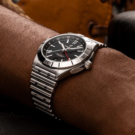 breitling bicolor zwei zeitzonen|Chronomat Automatic Gmt 40 .